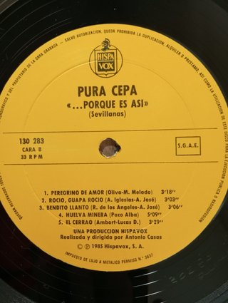 Pura Cepa Porque es así LP