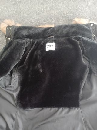 Plumifero de Zara con pelo natural
