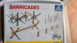 Kit Italeri "Barricades", scala 1:35