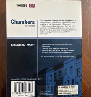 Chambers essential English Dictionary