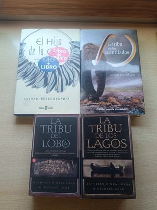 4 libros de novela prehistórica