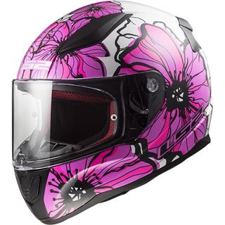 Casco integral LS2 Rapid II FF353 Poopies Rosa