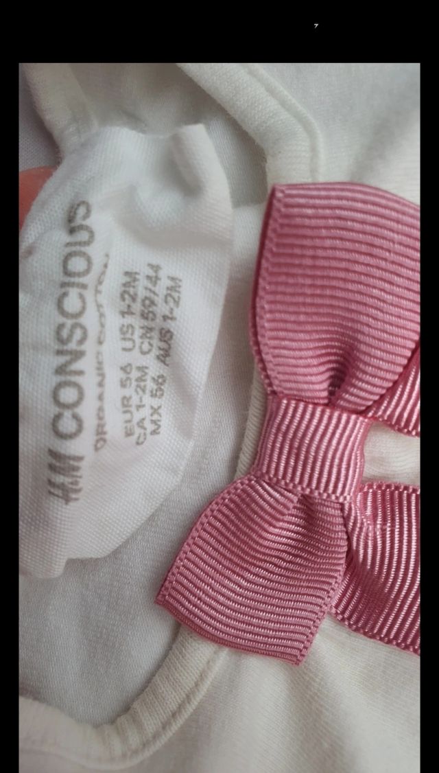 Jersey manga larga H&M 1 - 3 meses