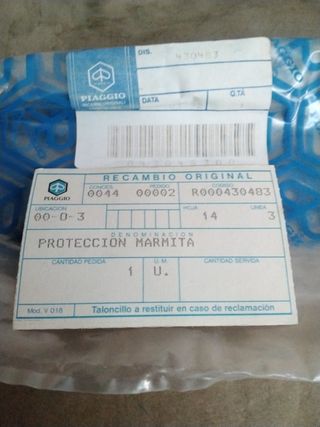 430483 - Protector escape Piaggio Zip