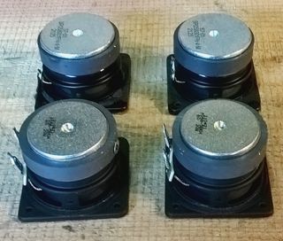 N° 4 ALTOPARLANTI PICCOLI WOOFERS