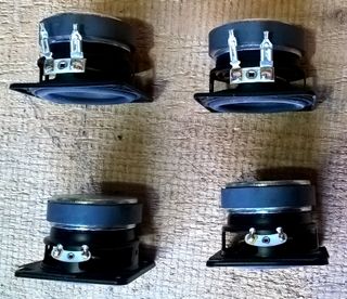 N° 4 ALTOPARLANTI PICCOLI WOOFERS