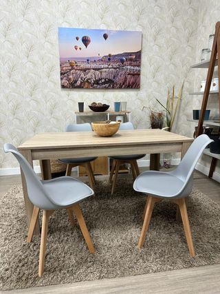 NUEVA MESA + 4 SILLAS ACOLCHADAS