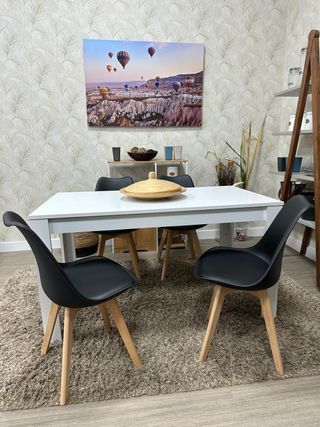 NUEVA MESA + 4 SILLAS ACOLCHADAS