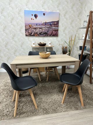 NUEVA MESA + 4 SILLAS ACOLCHADAS