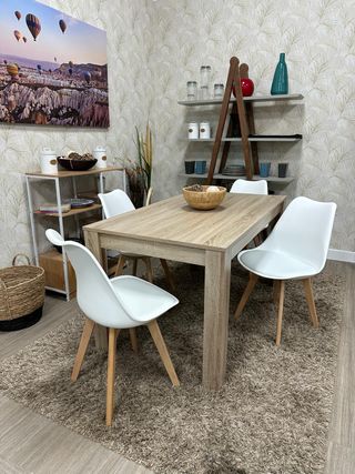 NUEVA MESA + 4 SILLAS ACOLCHADAS