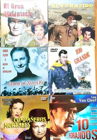 Lote Películas del Oeste en DVD