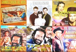 Lote Películas del Oeste en DVD