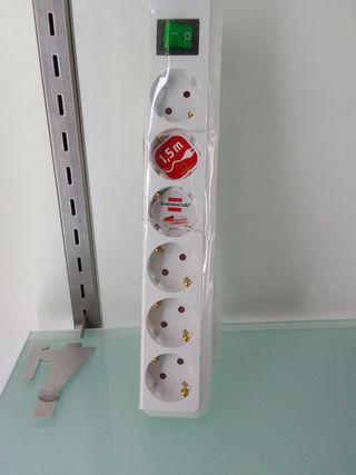 Regleta 6 interruptor 