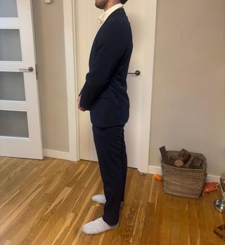 Traje azul marino 