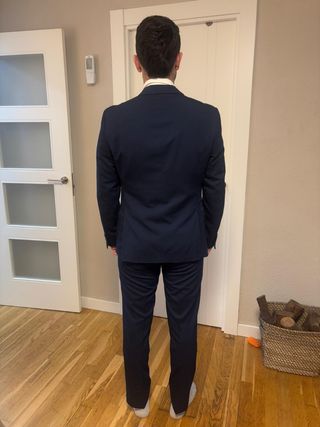 Traje azul marino 
