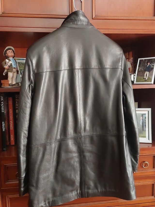 Chaquetón de cuero caballero