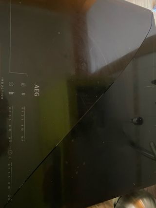 Placa inducción AEG CRISTAL ROTO