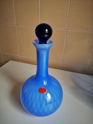 Botella cristal de Murano. 