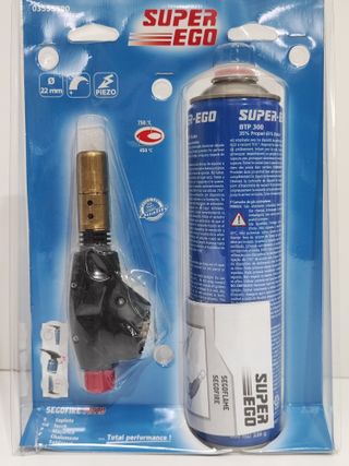 Soplete SUPER EGO Rofire Piezo con botella BTP300