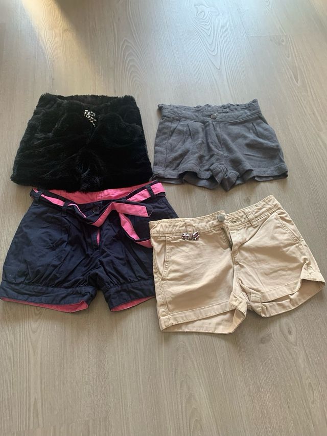 Lote pantalon corto niña