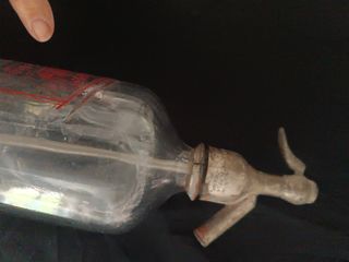 Botella antigua de sifon