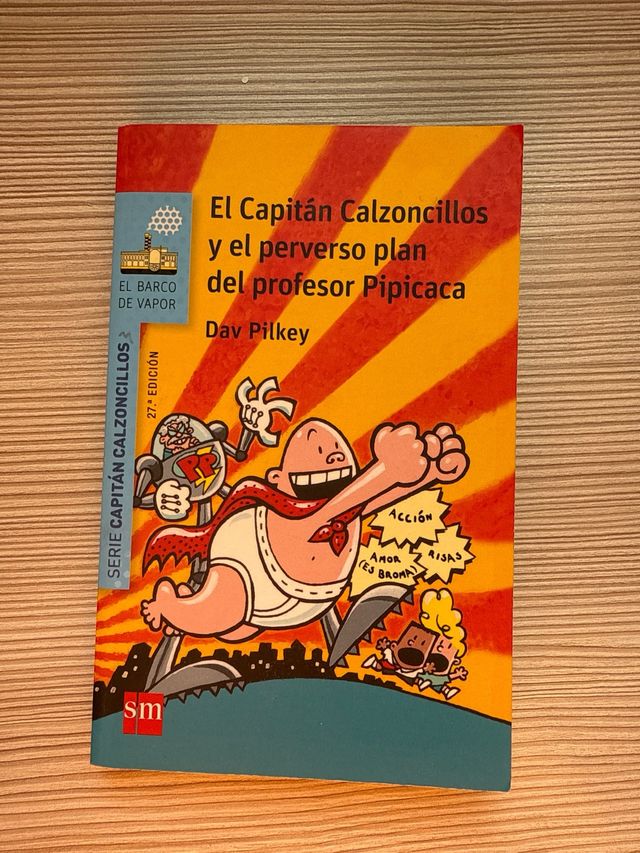 Libro Capitan Calzoncillos