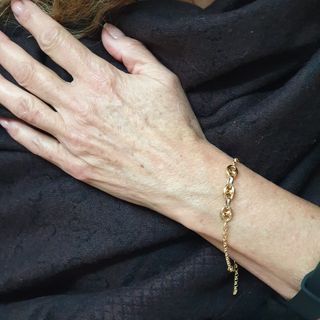 PULSERA ORO 18K CON CALABROTE