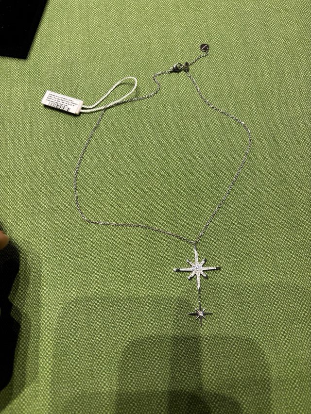 Collana Marlu” con stella e punto luce di