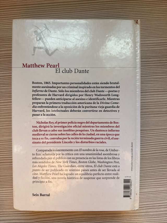 Libro El Club Dante