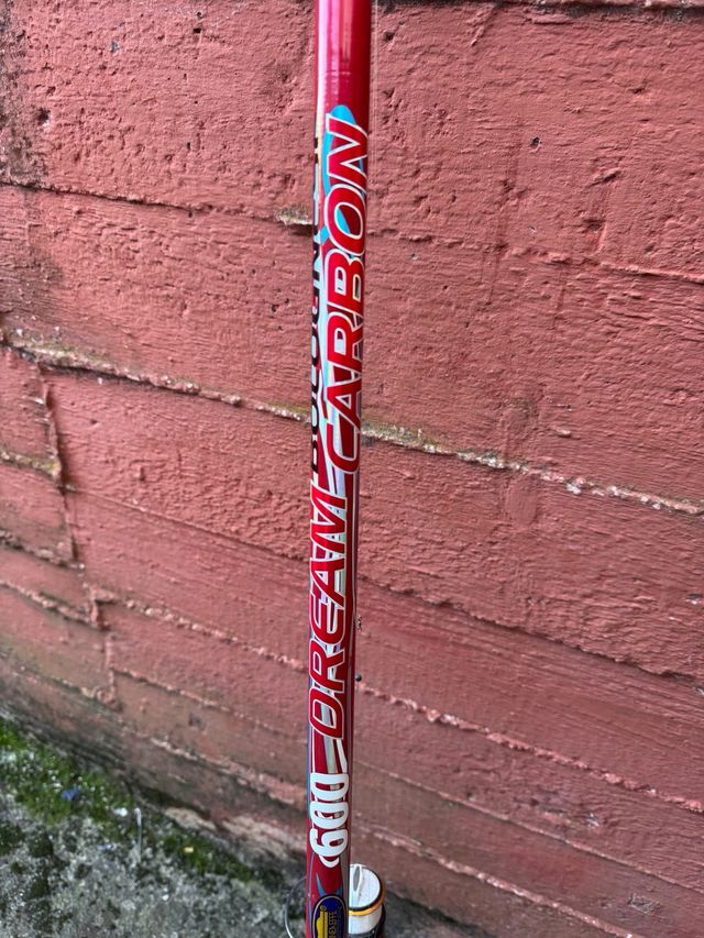 canna da pesca linea effe con mulinello kaya