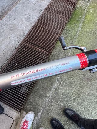 canna da pesca linea effe con mulinello kaya