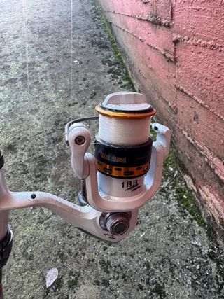 canna da pesca linea effe con mulinello kaya