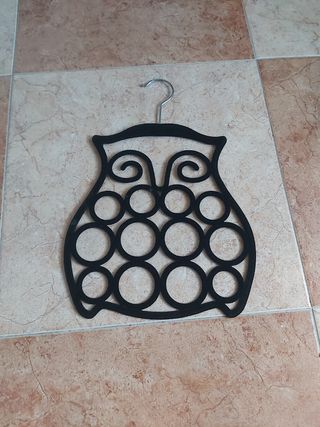 Percha de terciopelo