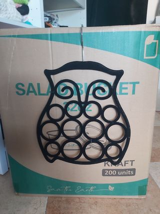 Percha de terciopelo