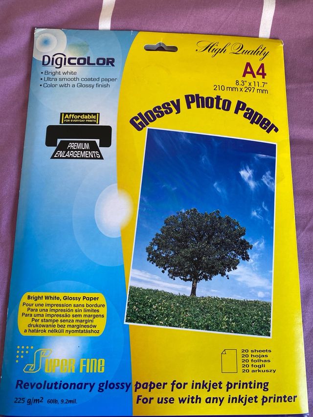 Papel imprimir fotos