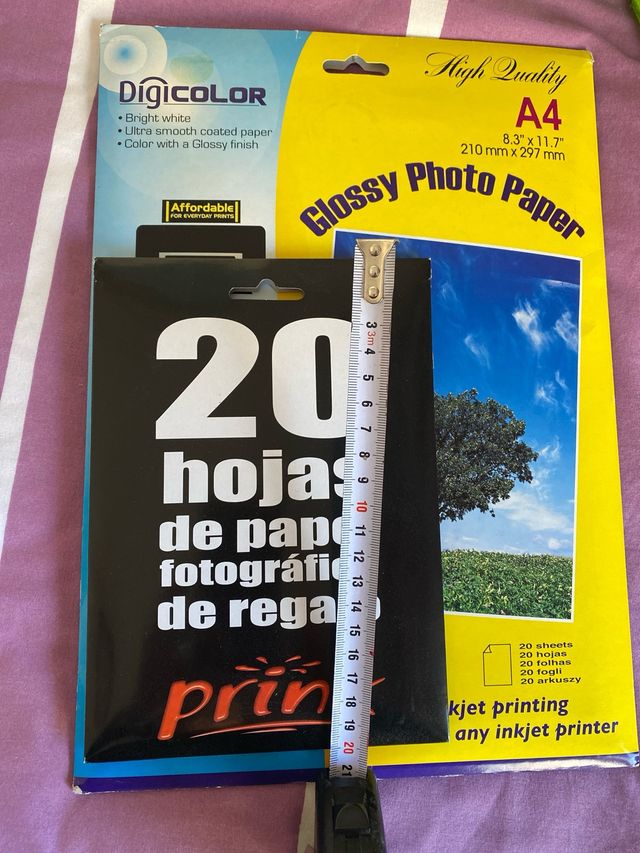 Papel imprimir fotos