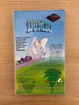 Dumbo VHS serie ORO