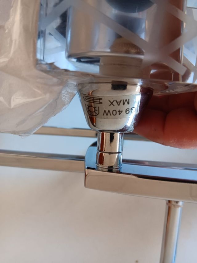 Lámpara 6 focos tipo 9G 40W