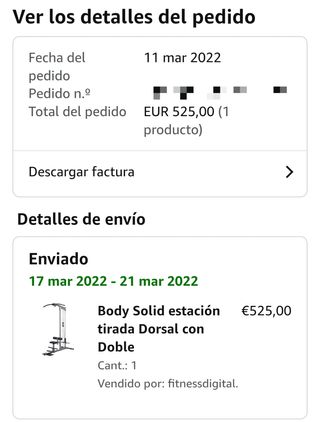 Jalón y remo Body solid