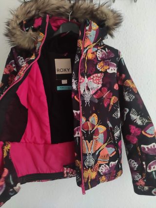 Chaqueta ROXY nueva, niña talla XXS-32 de8-10 a