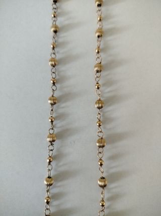 Gargantilla y pulsera de oro 
