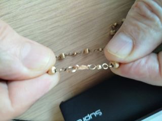 Gargantilla y pulsera de oro 