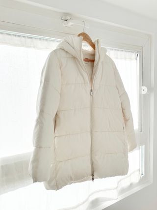 Abrigo Plumas Mango mujer T S NUEVO