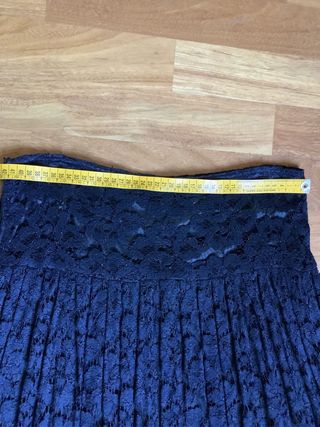 Gonna lunga pizzo nero Made in Italy