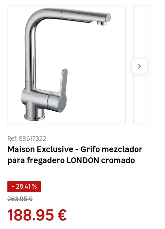 Grifo cocina