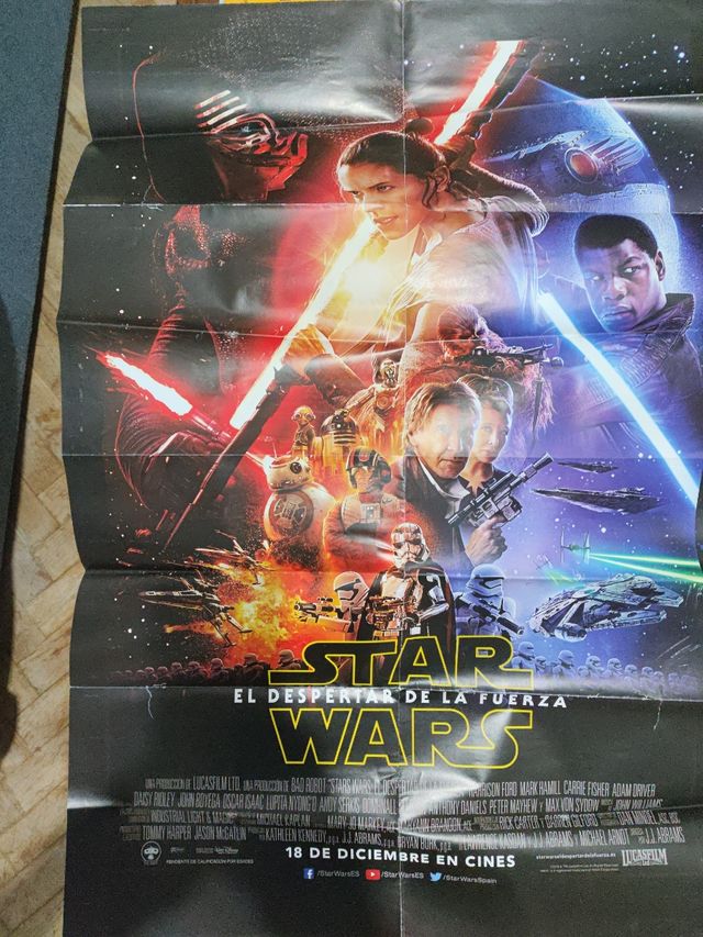 Poster starwars despertar de la fuerza 