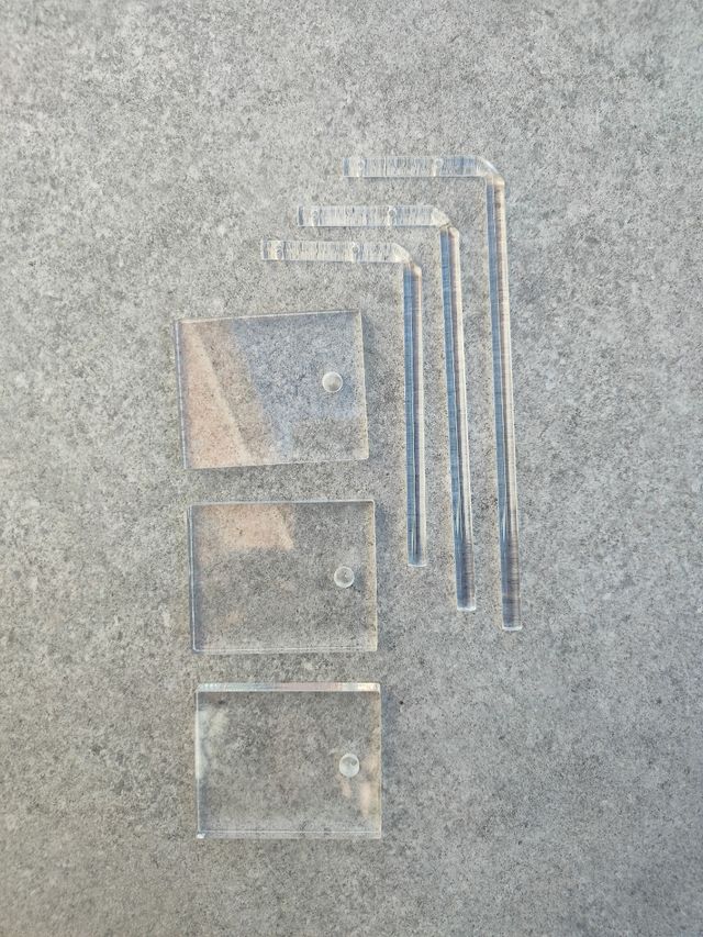 Expositor pendientes para sacar fotos