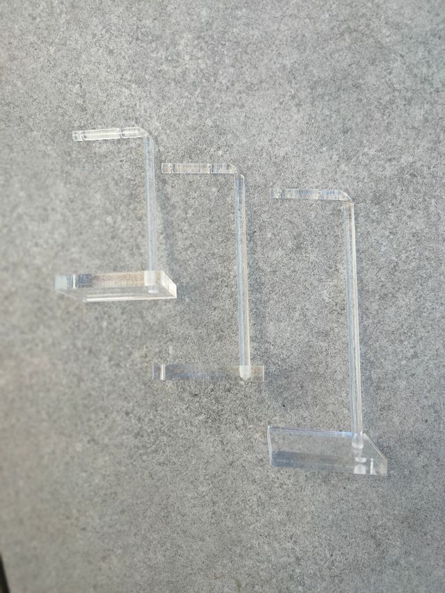 Expositor pendientes para sacar fotos