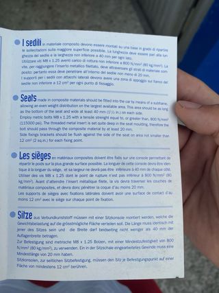 Baquet Sparco Rev’92