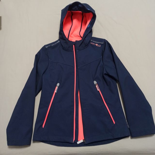 Chaqueta niña cortavientos polar T 146